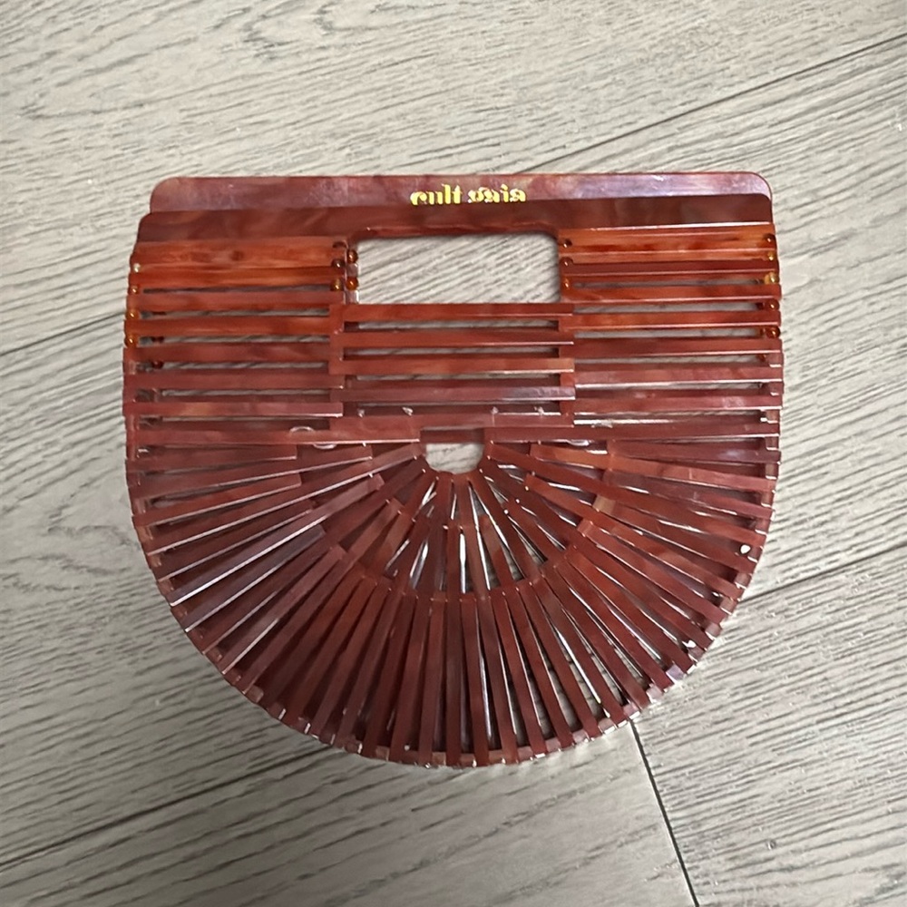 Cult Gaia Amber Acrylic Ark Bag